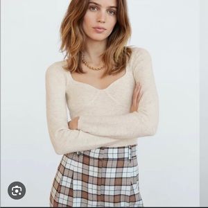 Aritzia Wilfred Greer bustier sweater